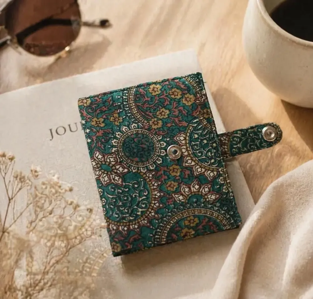 Bags and totes - Small upcycled sari wallet - I WAS A SARI