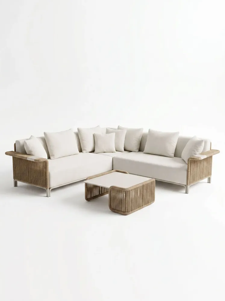 Lawn sofas   - Salon d'angle Maui - EMPREINTE DU TEMPS