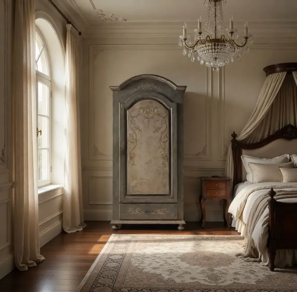 Wardrobe - Hand Decorated cupboard - INTERIORS ITALIA