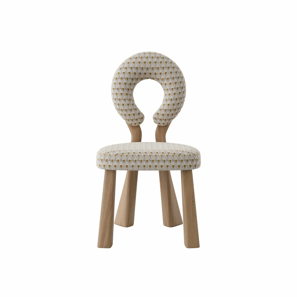 Chairs - Mary Dining Chair with Wood or Lacquered legs by Ottiu - OTTIU
