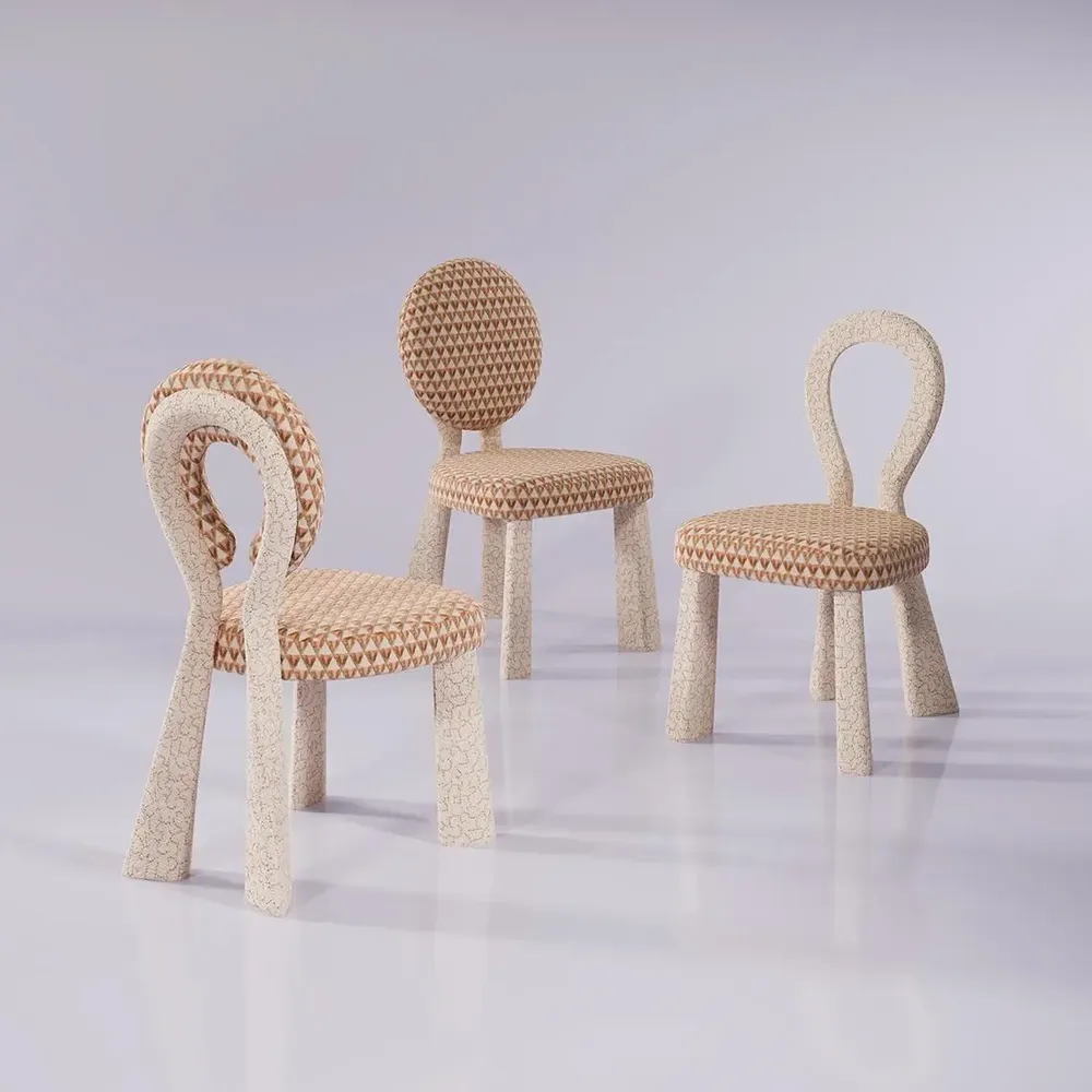 Chairs - Mary Dining Chair with Wood or Lacquered legs by Ottiu - OTTIU