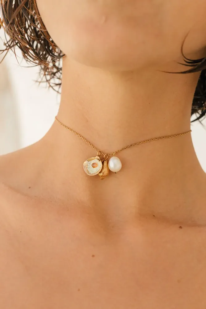 Bijoux - Collier Avec Pendentif Noix Muscade - CÂPÂ JEWELRY