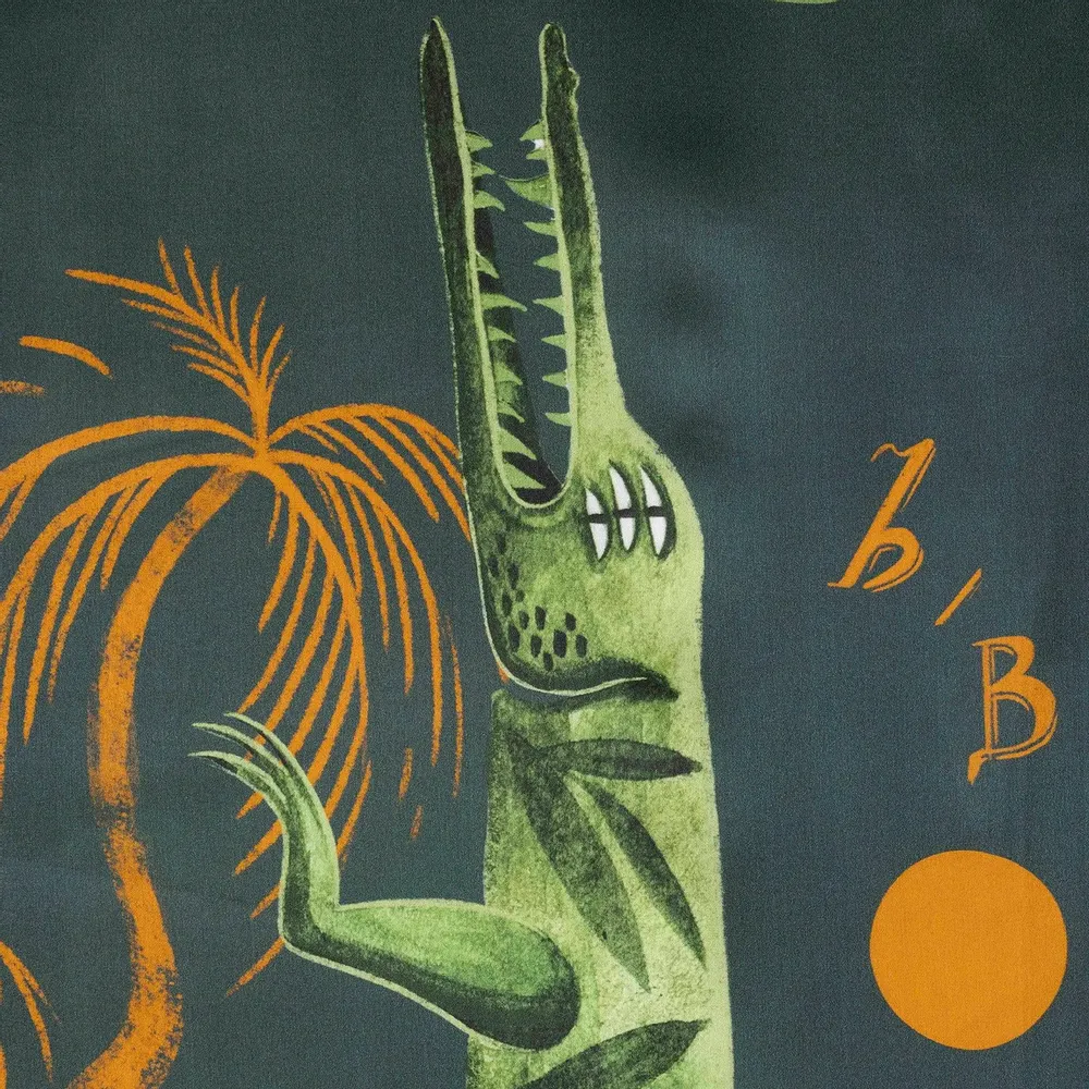 Foulards et écharpes - Jungle Dreams Foulard en soie | 90x90 cm - ELCIELA