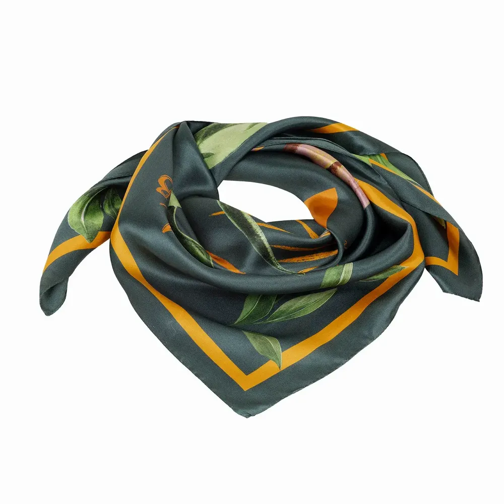 Foulards et écharpes - Jungle Dreams Foulard en soie | 90x90 cm - ELCIELA