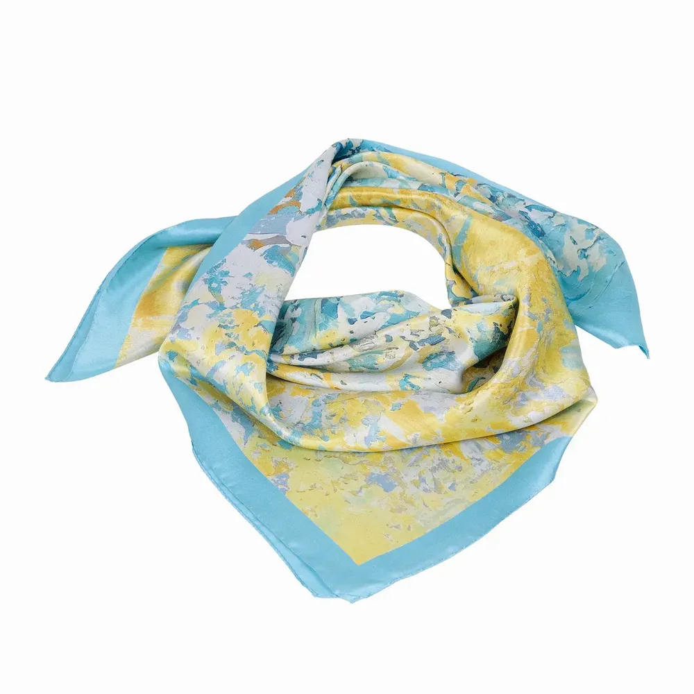 Foulards et écharpes - Breath Foulard en soie | 90x90 cm - ELCIELA