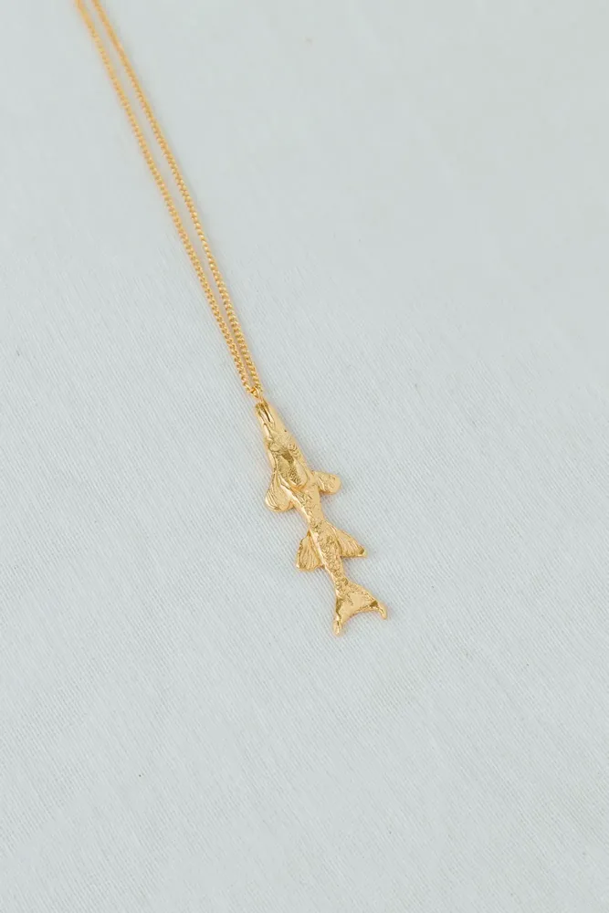 Jewelry - Barracuda fish Pendant Necklace - CÂPÂ JEWELRY