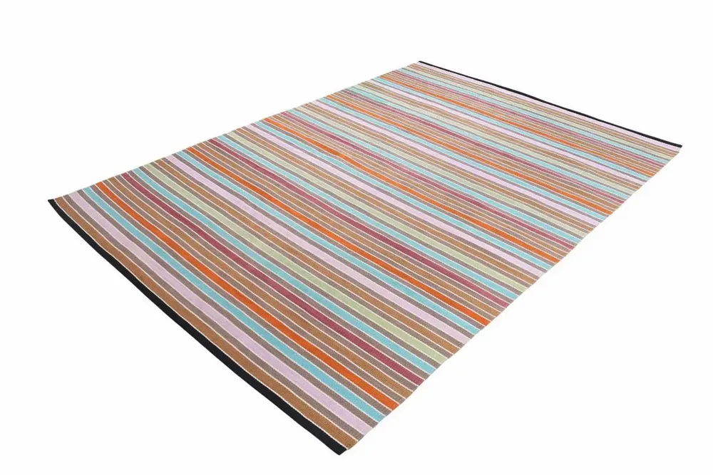 Contemporary carpets - Hand woven Polyester rug, Pulito - Multi - NUZRAT CARPET EMPORIOUM