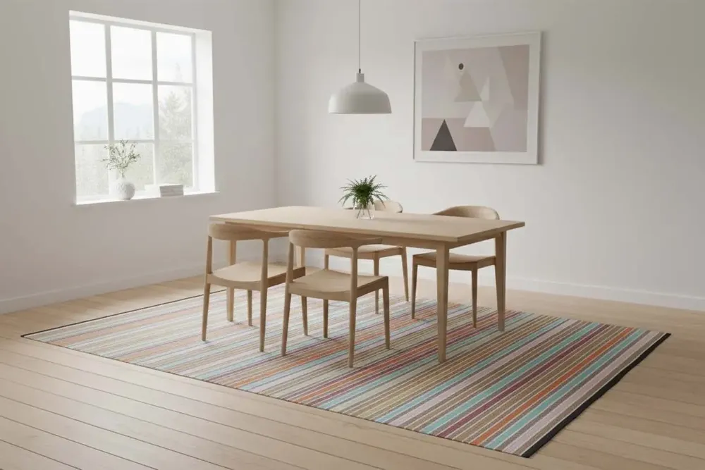 Contemporary carpets - Hand woven Polyester rug, Pulito - Multi - NUZRAT CARPET EMPORIOUM
