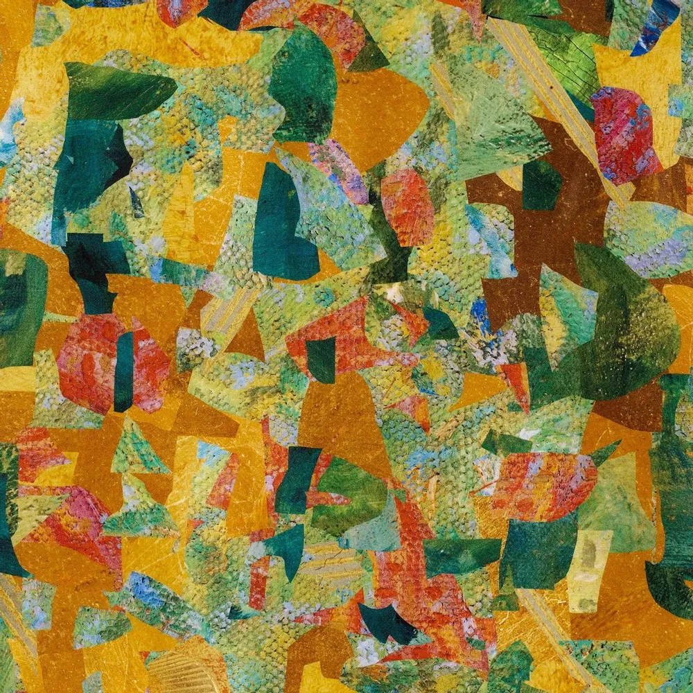 Foulards et écharpes - Le village Foulard en soie | 90x90 cm - ELCIELA