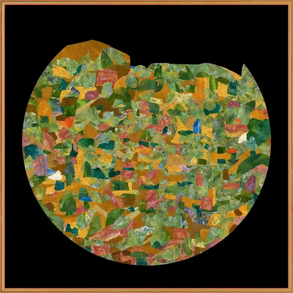 Foulards et écharpes - Le village Foulard en soie | 90x90 cm - ELCIELA