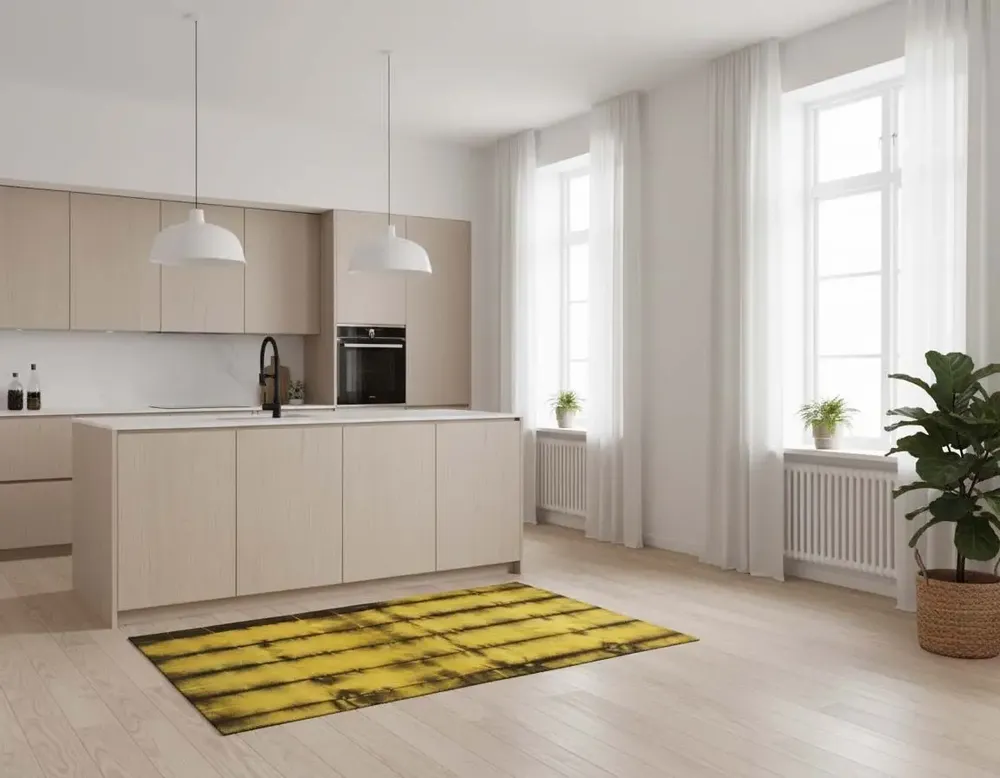 Contemporary carpets - The Hand Woven - Dyed Wool Rug Series - BD 1034 - NUZRAT CARPET EMPORIOUM