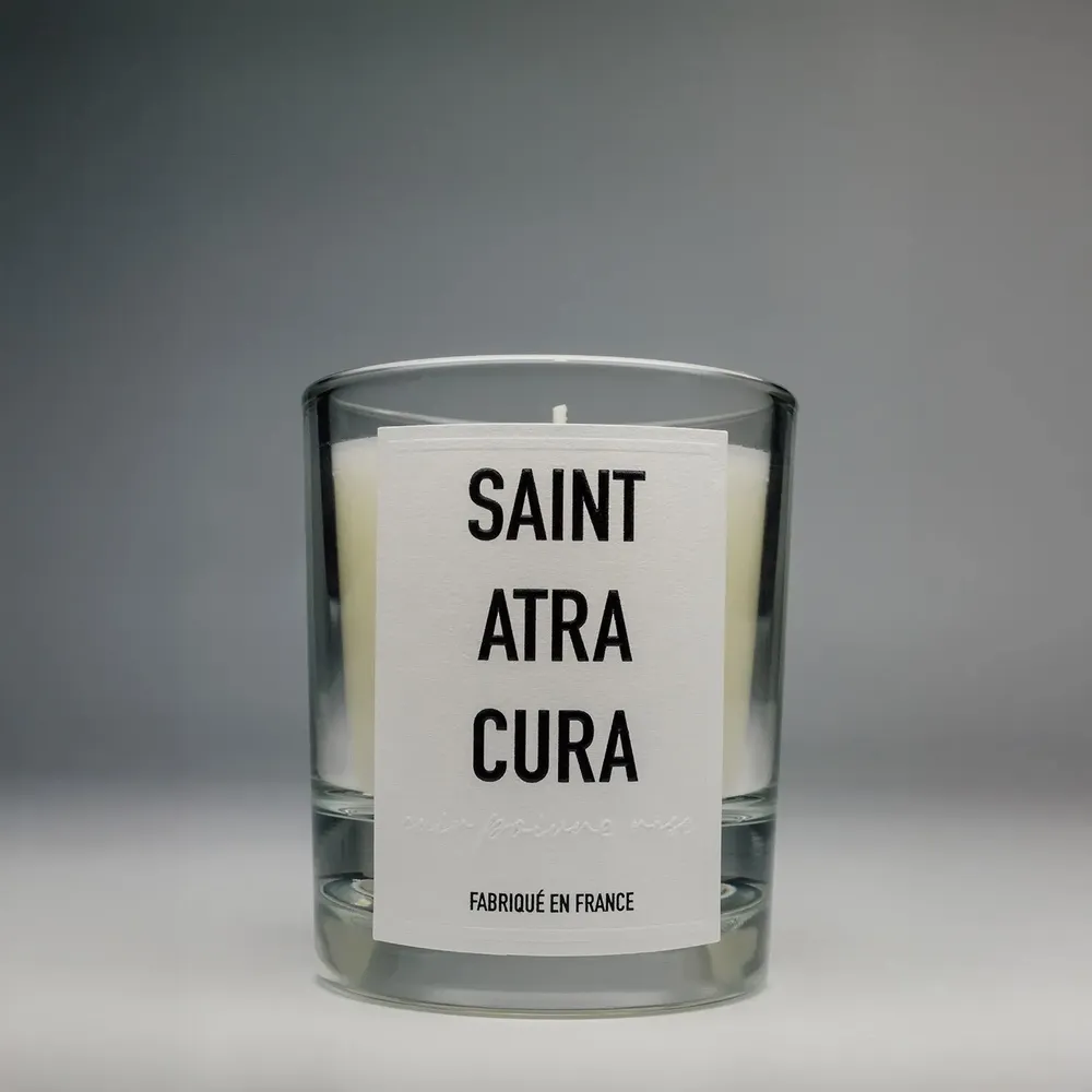 Cadeaux - Petite Bougie - Cuir Poivre Rose - SAINT ATRA CURA