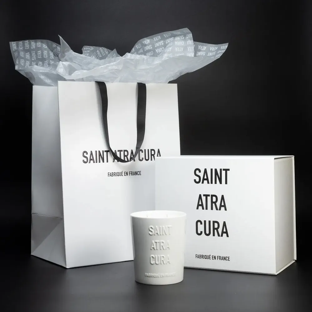 Cadeaux - Grande Bougie - Cannabis Laurier - SAINT ATRA CURA