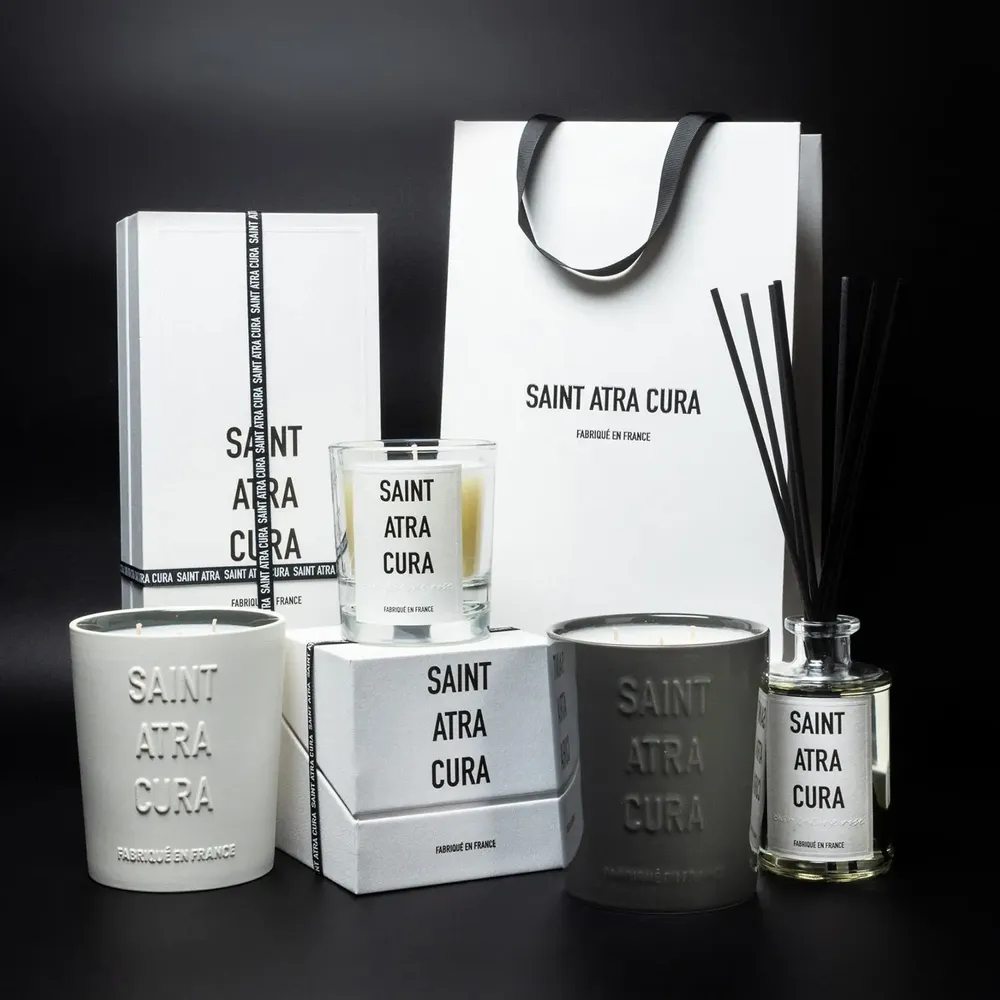 Cadeaux - Petite Bougie - Cuir Poivre Rose - SAINT ATRA CURA