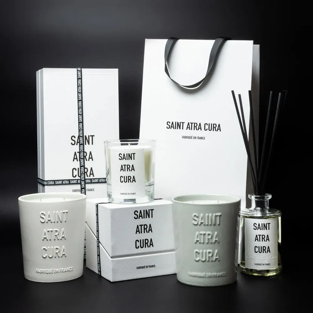 Cadeaux - Petite Bougie - Bois de Cèdre Elemi - SAINT ATRA CURA