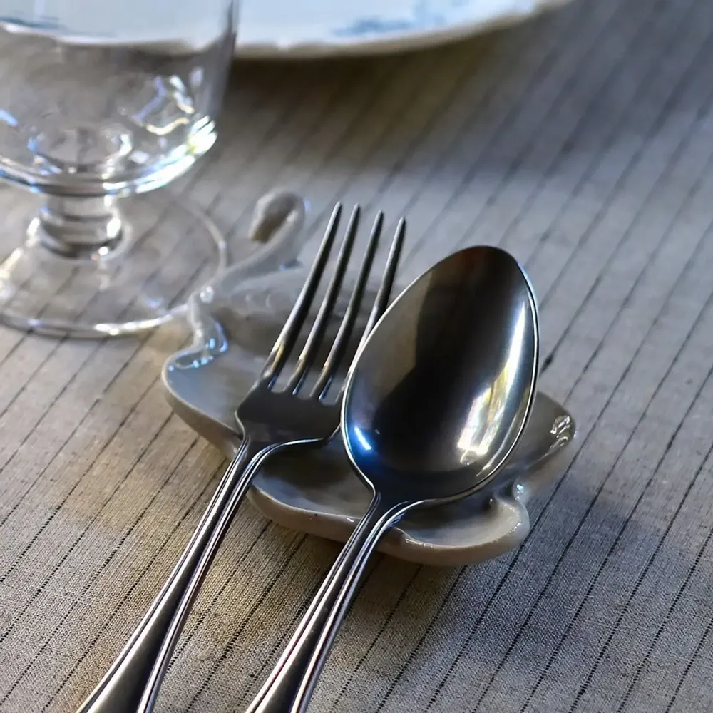 Everyday plates - Swan mini plate - MARUMITSU POTERIE