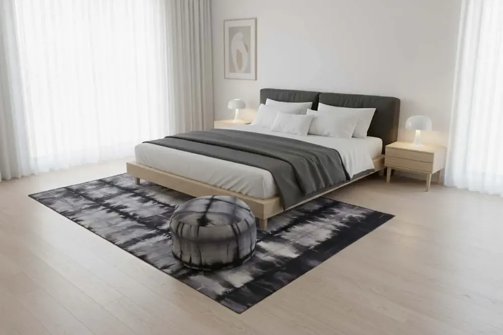 Contemporary carpets - The Hand woven - Dyed Wool Rug Series - BD 1029 - NUZRAT CARPET EMPORIOUM