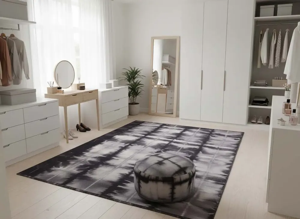 Contemporary carpets - The Hand woven - Dyed Wool Rug Series - BD 1029 - NUZRAT CARPET EMPORIOUM