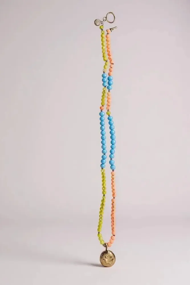 Jewelry - Happy Face Beaded Necklace - CÂPÂ JEWELRY