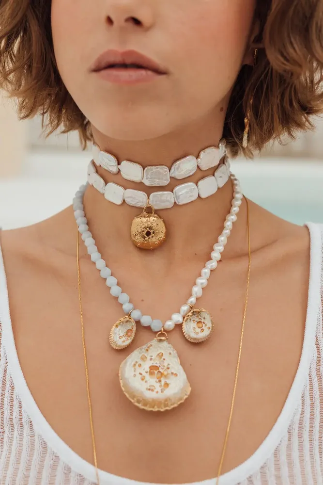 Jewelry - Indica Pearl Beaded Necklace - CÂPÂ JEWELRY