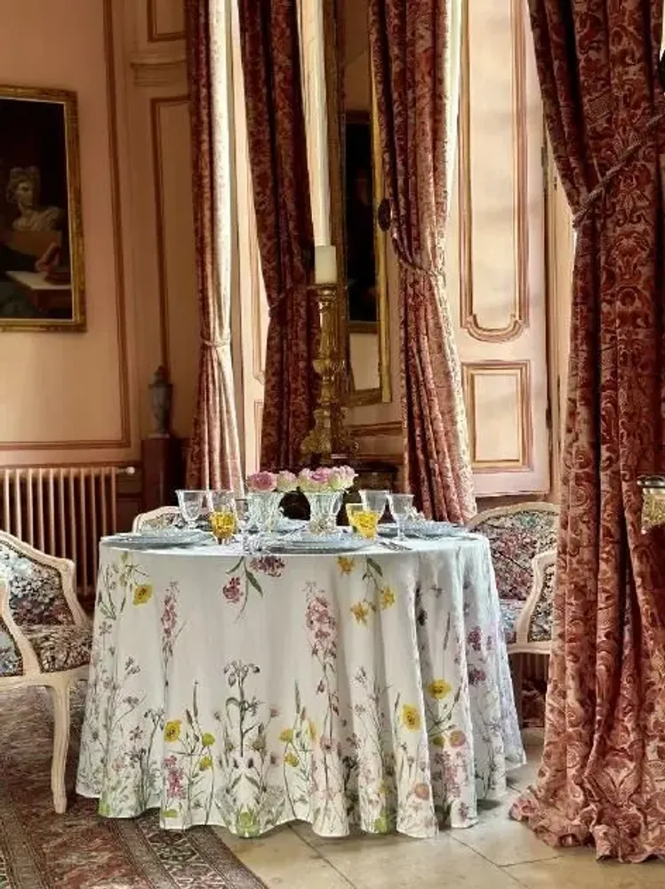 Linge de table textile - Notre nappe et nos serviettes de table en lin pour le mois de juin - SUMMERILL AND BISHOP