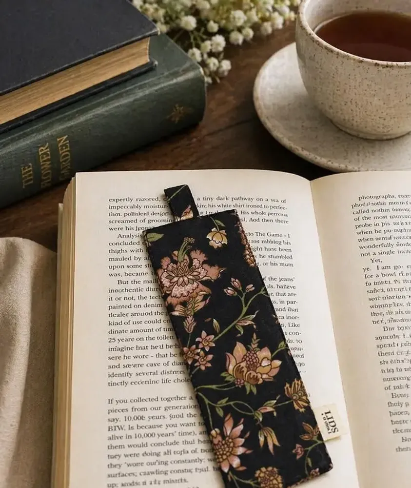 Homewear - Bookmark made from recycled saris - I WAS A SARI