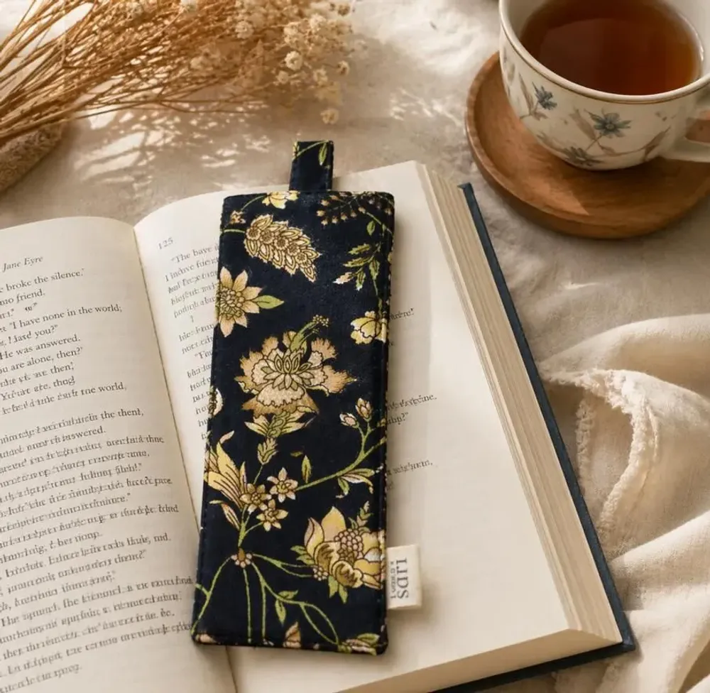 Homewear - Bookmark made from recycled saris - I WAS A SARI