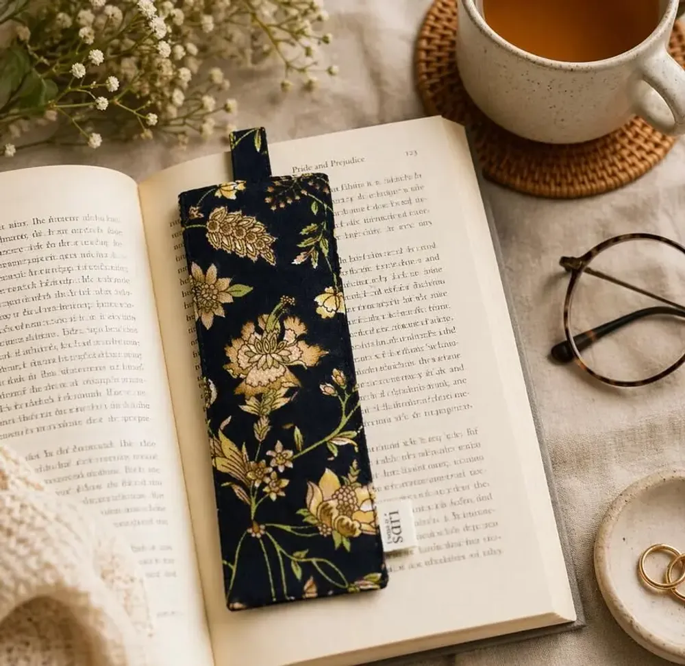 Homewear - Bookmark made from recycled saris - I WAS A SARI