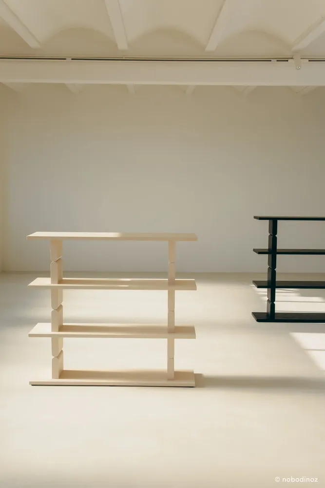 Bibliothèques - Bibliothèque en bois peint noon - NOBODINOZ