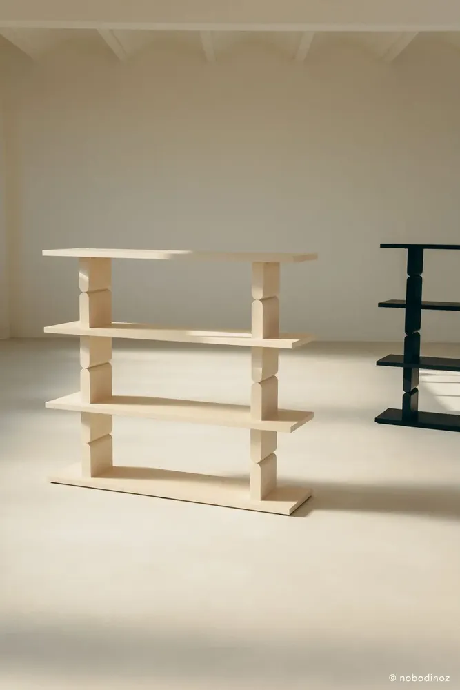 Bibliothèques - Bibliothèque en bois peint noon - NOBODINOZ