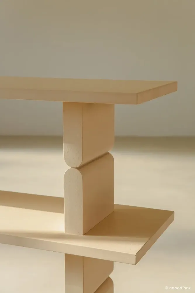 Bibliothèques - Bibliothèque en bois peint noon - NOBODINOZ