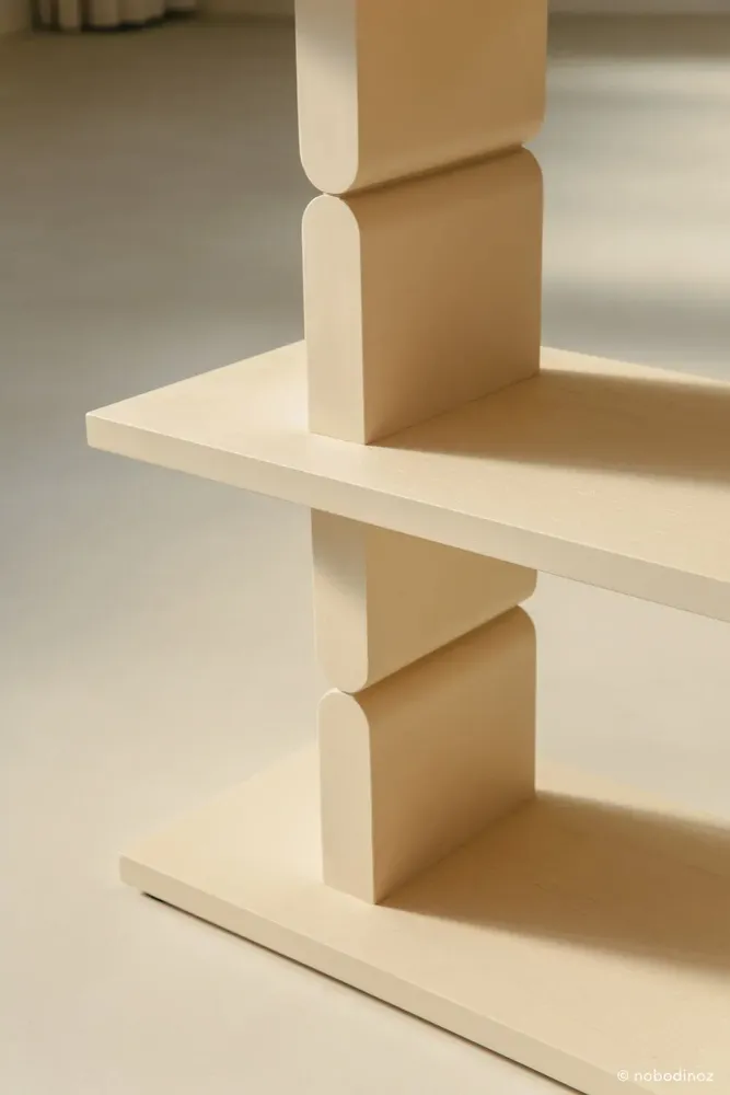 Bibliothèques - Bibliothèque en bois peint noon - NOBODINOZ