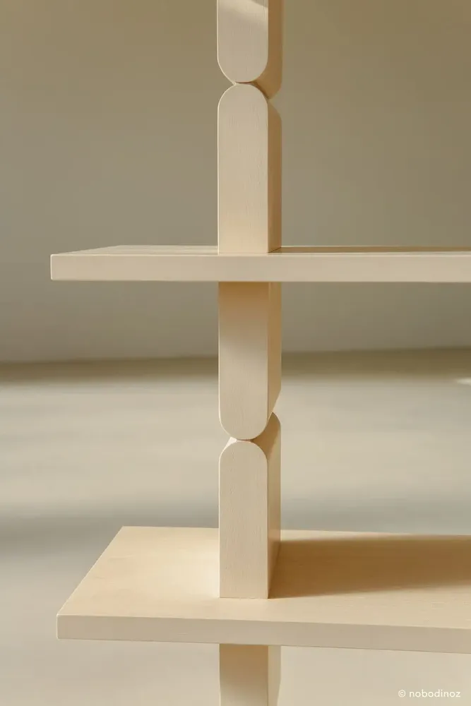 Bibliothèques - Bibliothèque en bois peint noon - NOBODINOZ