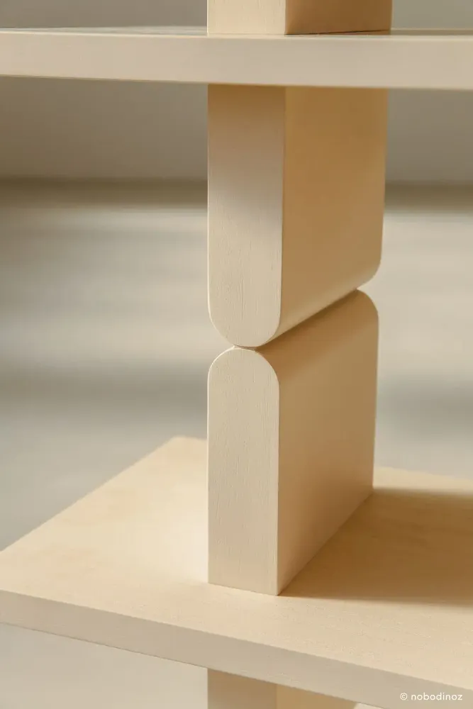 Bibliothèques - Bibliothèque en bois peint noon - NOBODINOZ