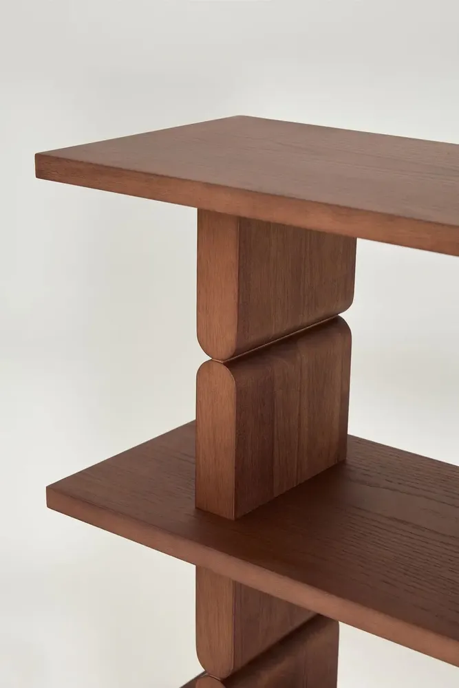 Bookshelves - Bookshelves stained wood noon - NOBODINOZ