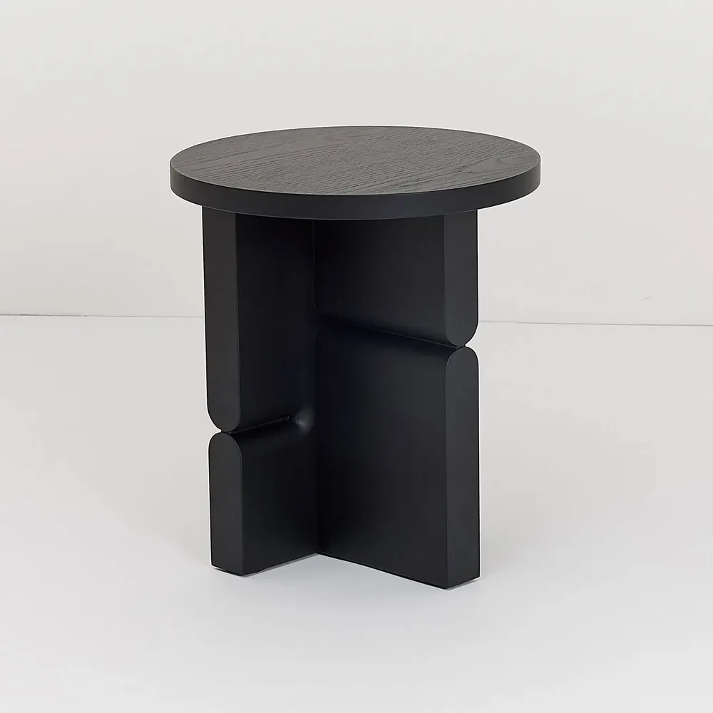 Bibliothèques - Tabouret et table d'appoint en bois peint noon - NOBODINOZ