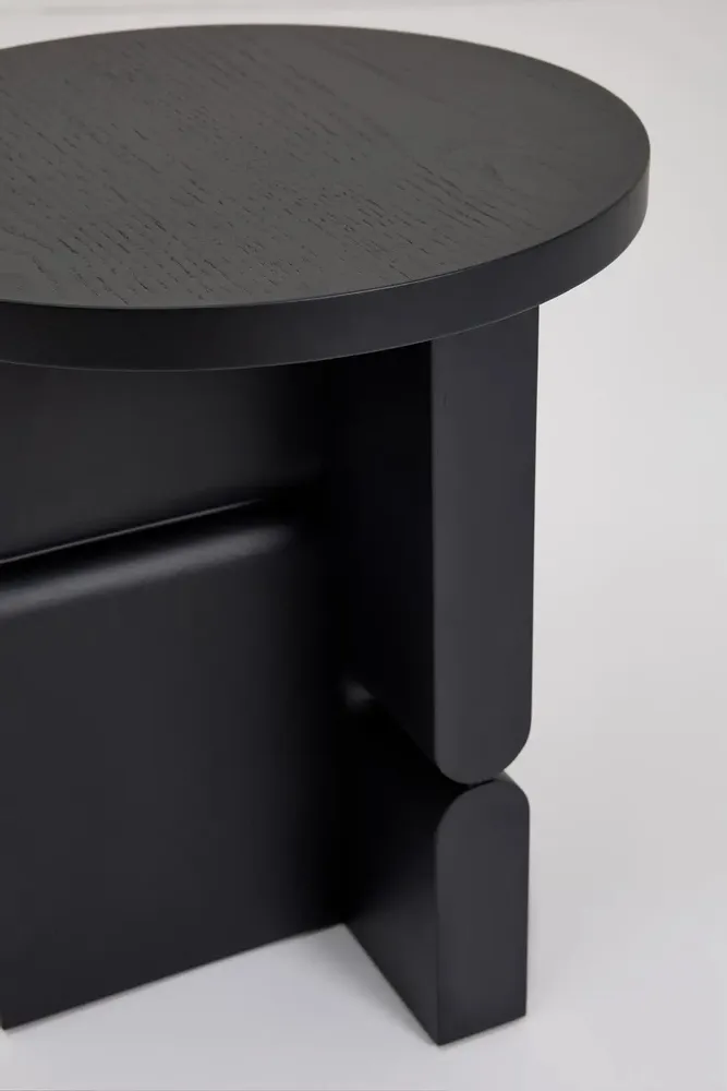 Bibliothèques - Tabouret et table d'appoint en bois peint noon - NOBODINOZ