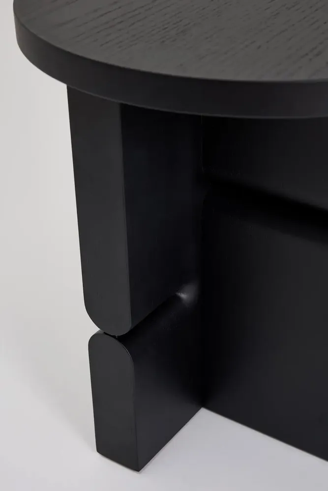 Bibliothèques - Tabouret et table d'appoint en bois peint noon - NOBODINOZ