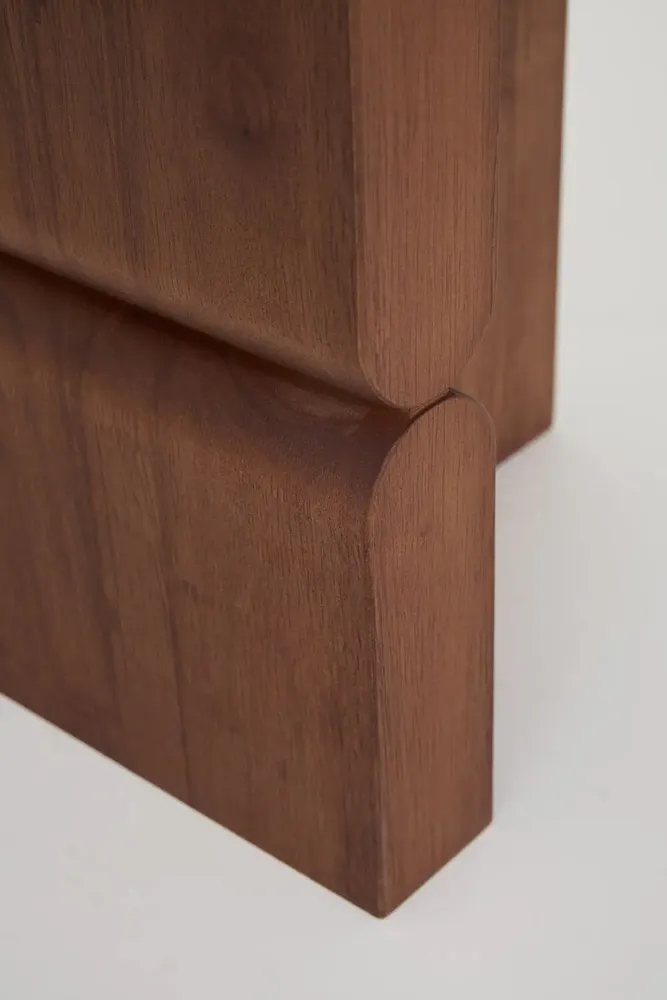 Bibliothèques - Tabouret et table d'appoint en bois teinté noon - NOBODINOZ