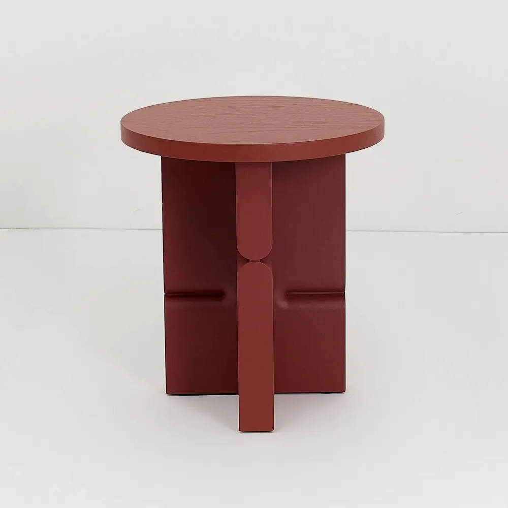 Bibliothèques - Tabouret et table d'appoint en bois peint noon - NOBODINOZ