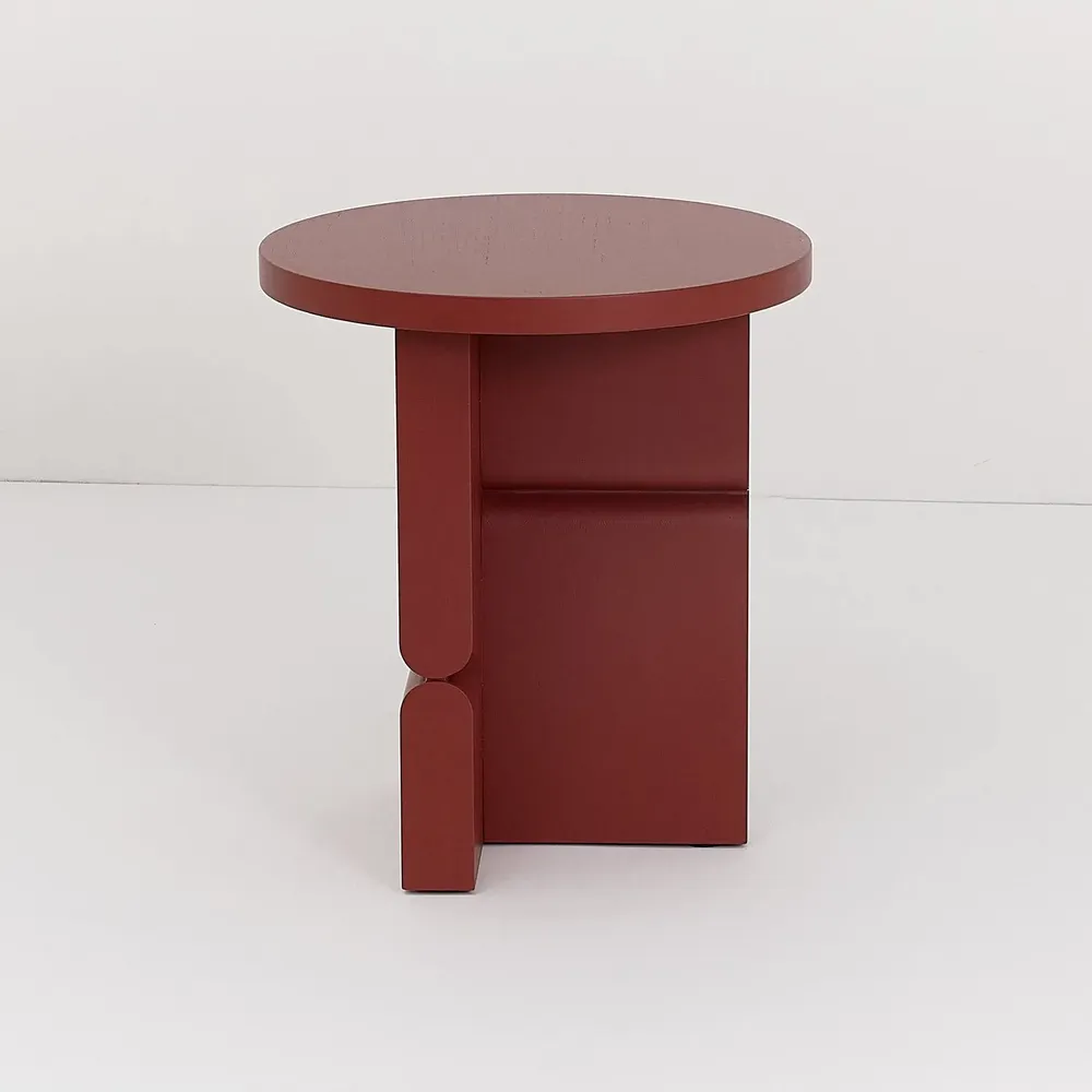 Bibliothèques - Tabouret et table d'appoint en bois peint noon - NOBODINOZ