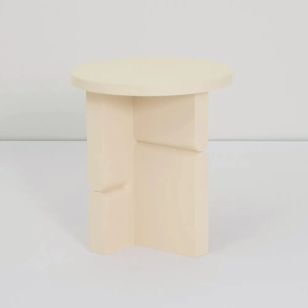 Bibliothèques - Tabouret et table d'appoint en bois peint noon - NOBODINOZ