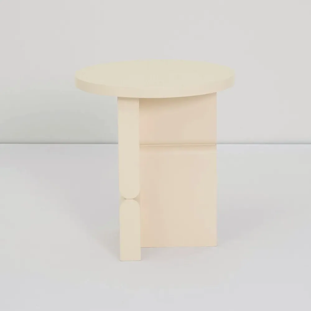 Bibliothèques - Tabouret et table d'appoint en bois peint noon - NOBODINOZ