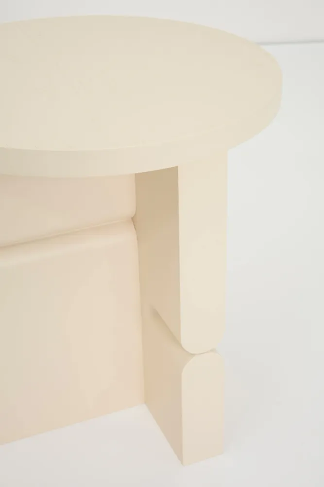 Bibliothèques - Tabouret et table d'appoint en bois peint noon - NOBODINOZ