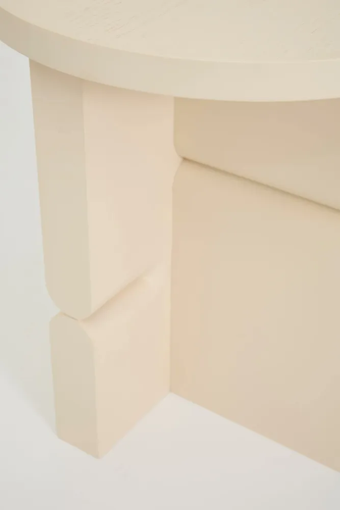 Bibliothèques - Tabouret et table d'appoint en bois peint noon - NOBODINOZ