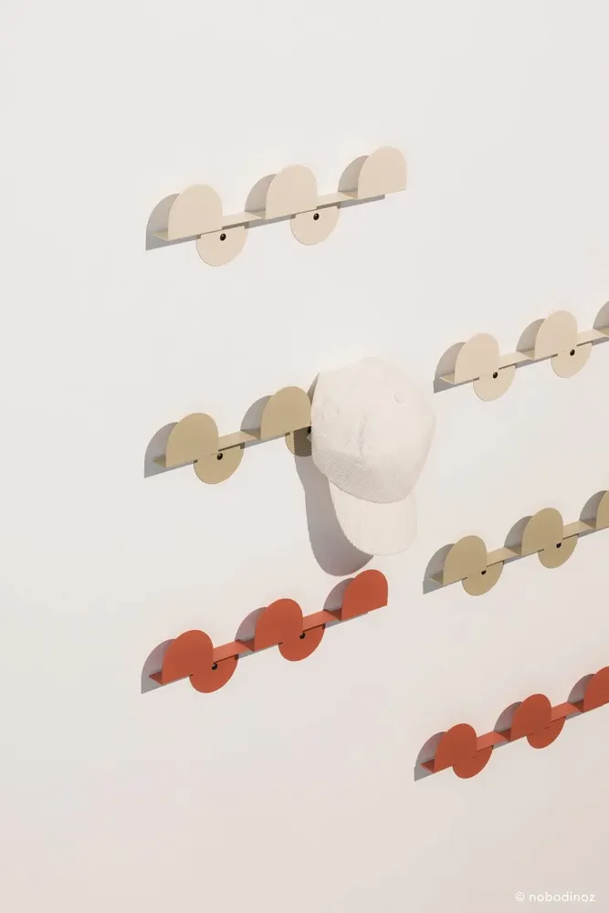 Shelves - Lacquered steel wall coat rack - NOBODINOZ