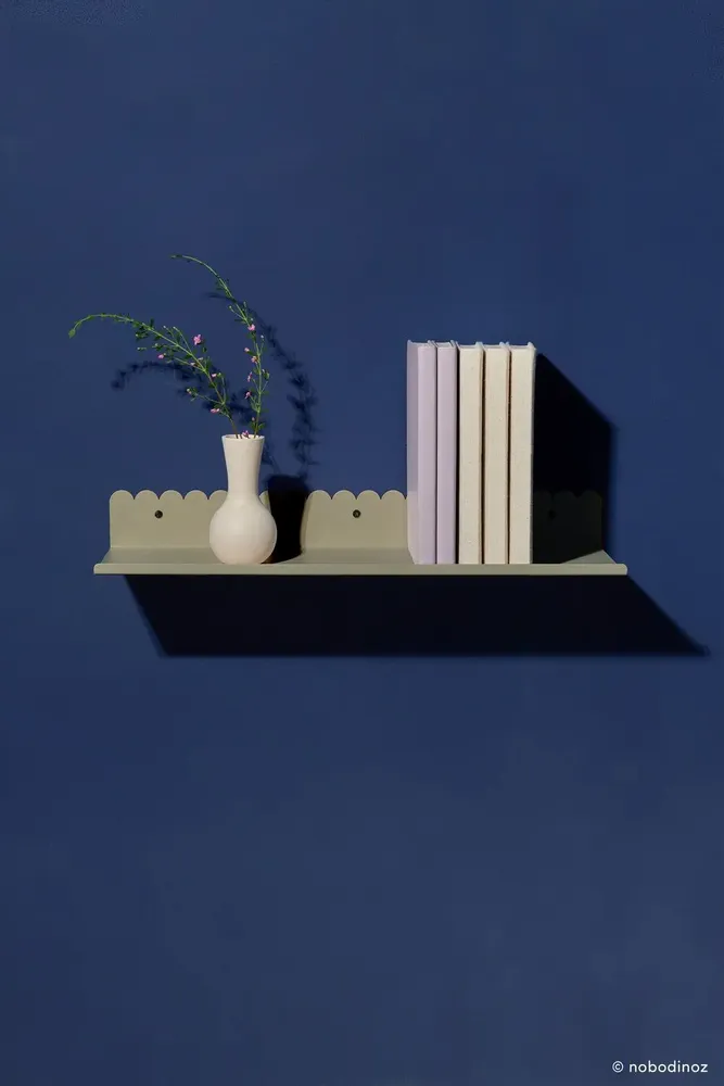 Etagères - Grande étagère murale en acier laqué - NOBODINOZ