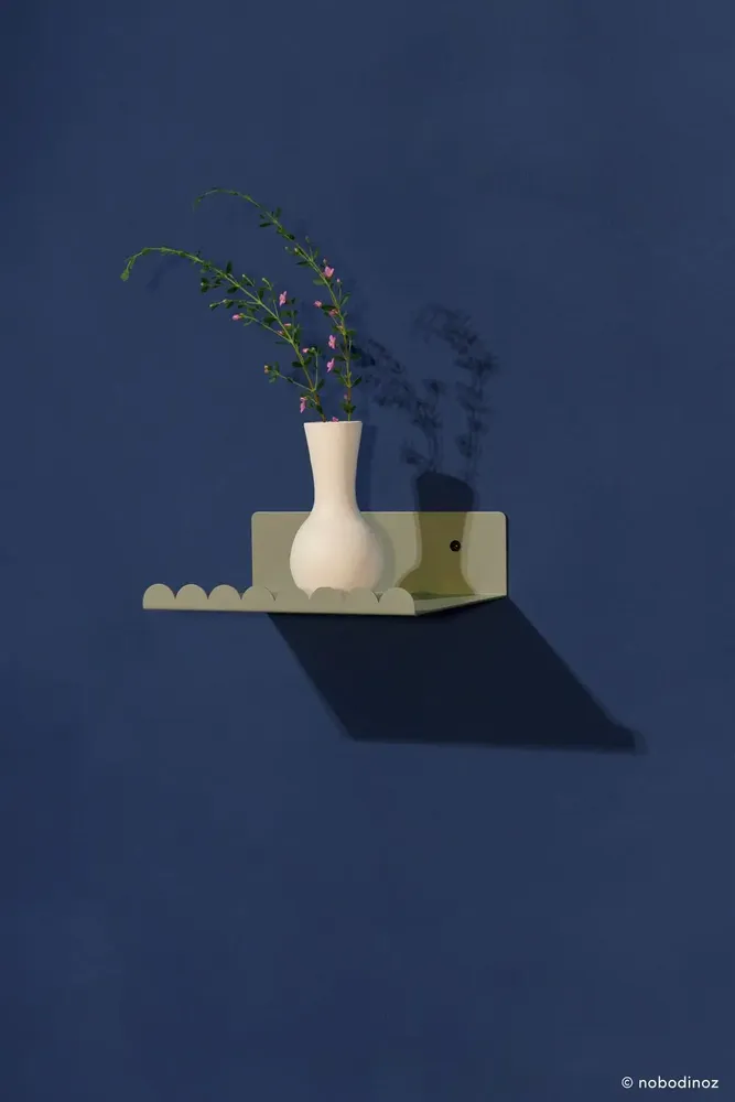 Etagères - Petite étagère murale en acier laqué - NOBODINOZ