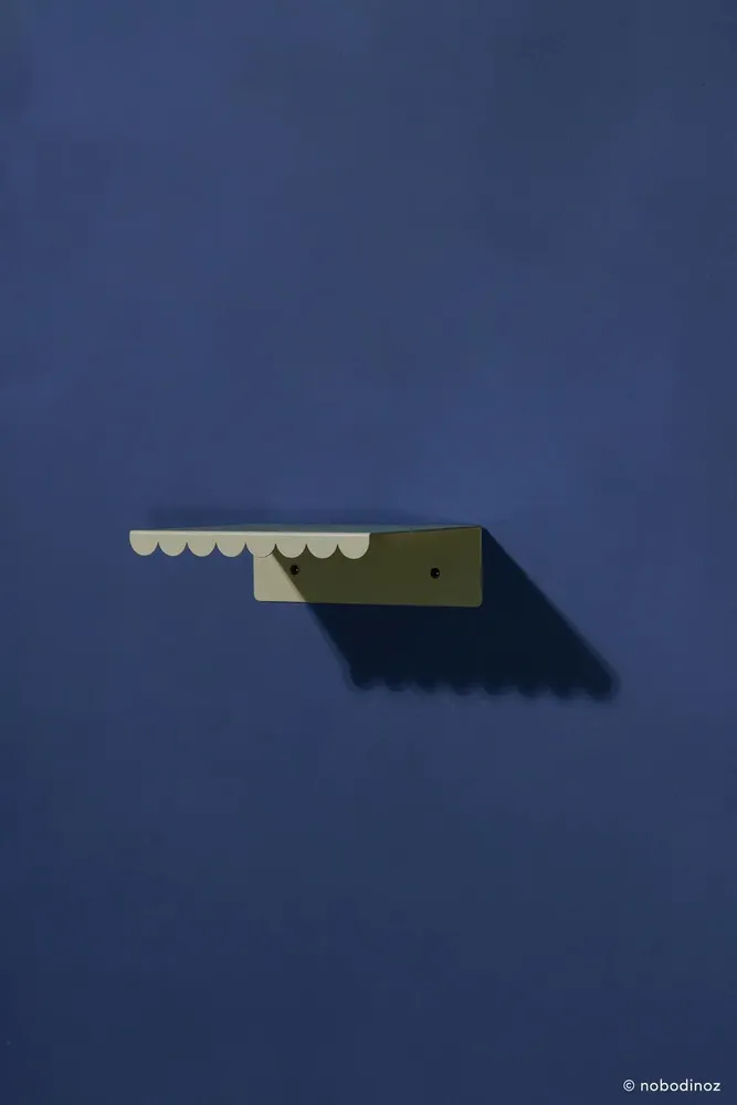 Etagères - Petite étagère murale en acier laqué - NOBODINOZ