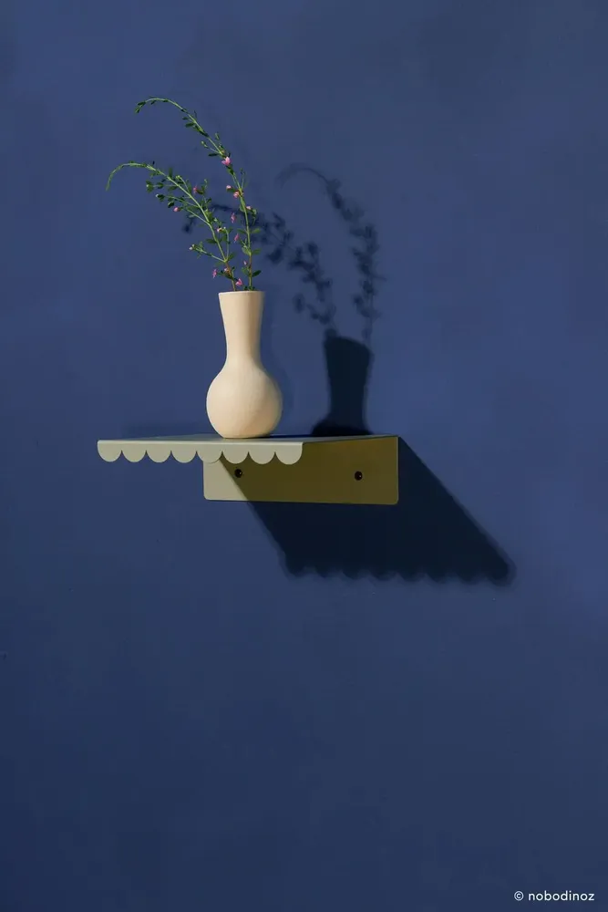 Etagères - Petite étagère murale en acier laqué - NOBODINOZ